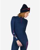 Haut de Course à Compression Infini bleu marine