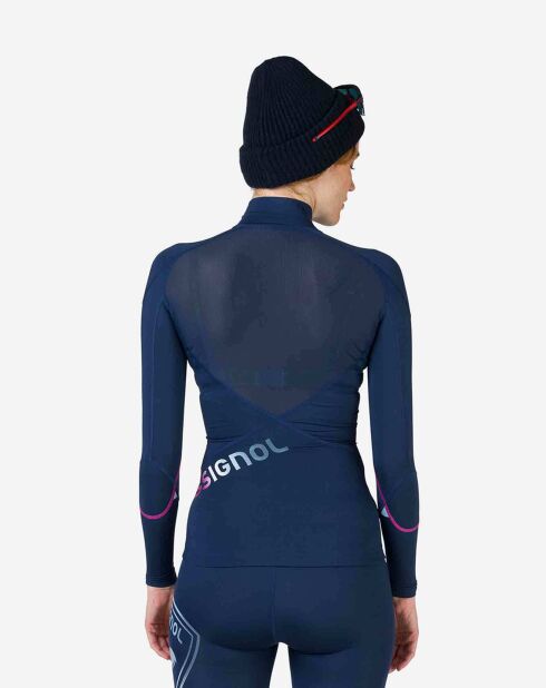 Haut de Course à Compression Infini bleu marine