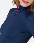 Haut de Course à Compression Infini bleu marine