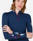 Haut de Course à Compression Infini bleu marine