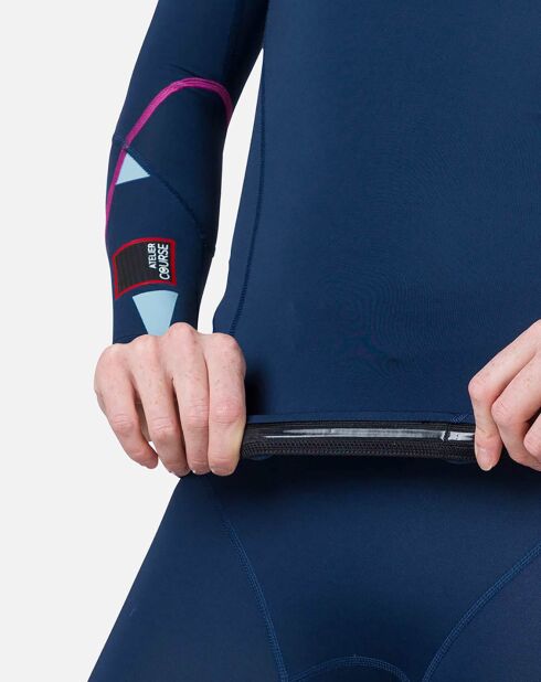 Haut de Course à Compression Infini bleu marine