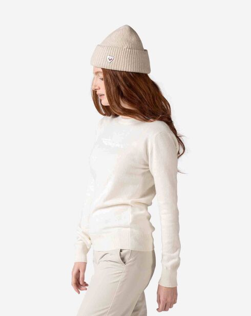 Pull Signature Rossignol blanc