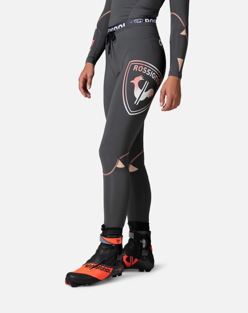 Collant de Course à compression W infini onyx grey