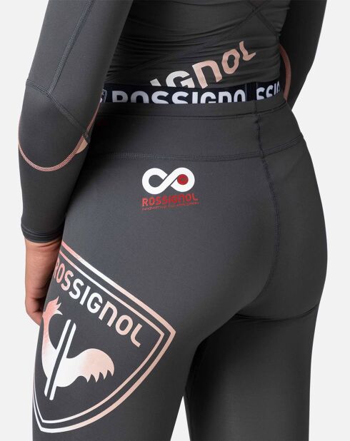 Collant de Course à compression W infini onyx grey