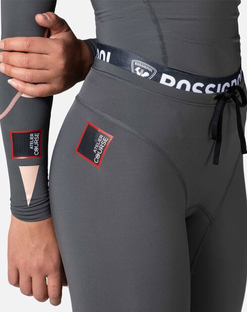 Collant de Course à compression W infini onyx grey
