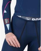 Collant de Course à compression W infini bleu marine