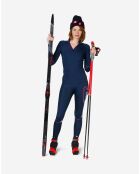 Collant de Course à compression W infini bleu marine