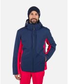 Veste Diretta Mix bleu marine