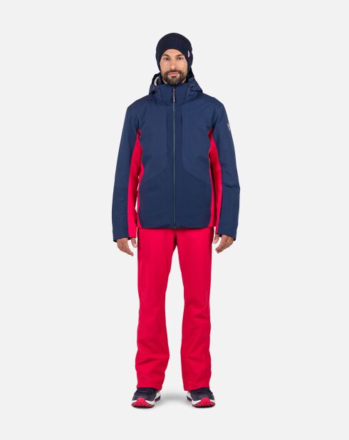 Veste Diretta Mix bleu marine