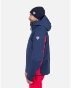 Veste Diretta Mix bleu marine