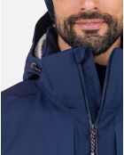 Veste Diretta Mix bleu marine