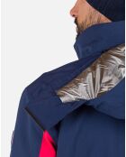 Veste Diretta Mix bleu marine