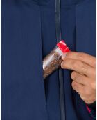 Veste Diretta Mix bleu marine