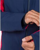 Veste Diretta Mix bleu marine