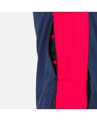 Veste Diretta Mix bleu marine