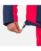 Veste Diretta Mix bleu marine