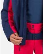 Veste Diretta Mix bleu marine