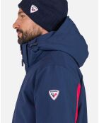 Veste Diretta Mix bleu marine