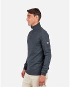 Pull 100% Laine Mérinos Rayé Hz Nouveau onyx grey