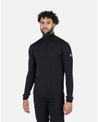 Pull 100% Laine Mérinos Rayé Hz Nouveau noir