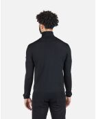 Pull 100% Laine Mérinos Rayé Hz Nouveau noir