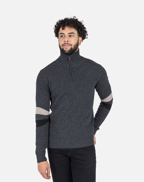 Pull en Laine mélangée Hz Signature onyx grey