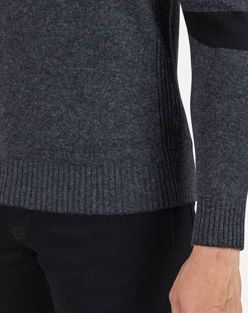 Pull en Laine mélangée Hz Signature onyx grey