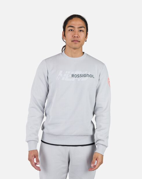 Sweat Héros Col ras du Cou gris clair