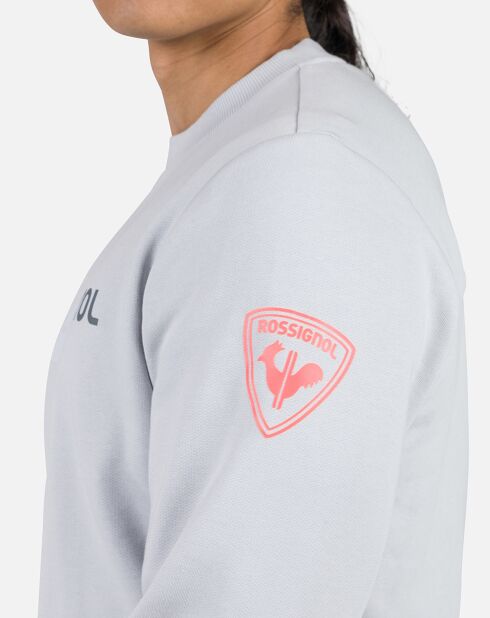 Sweat Héros Col ras du Cou gris clair