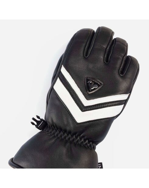 Gants de Ski en Cuir W Sélection Lth Impr G noirs
