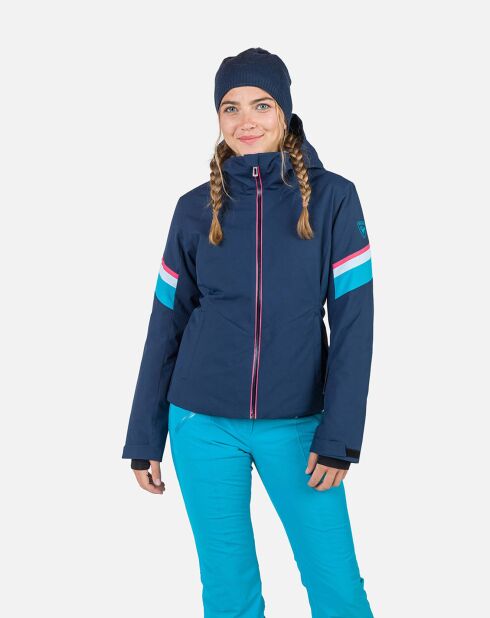 Veste à Carreaux bleu marine