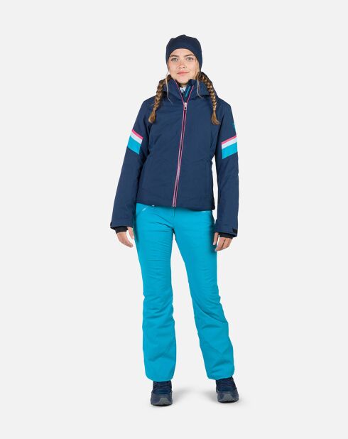 Veste à Carreaux bleu marine