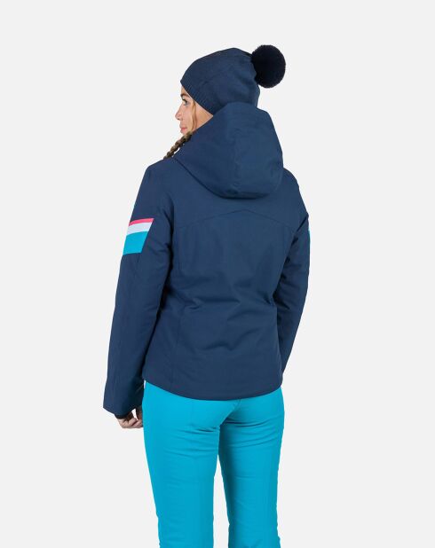 Veste à Carreaux bleu marine