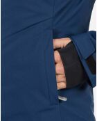 Veste à Carreaux bleu marine