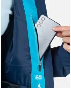 Veste à Carreaux bleu marine