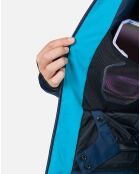 Veste à Carreaux bleu marine