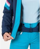 Veste à Carreaux bleu marine