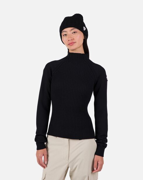 Pull 100% Laine Mérinos W Diretta noir