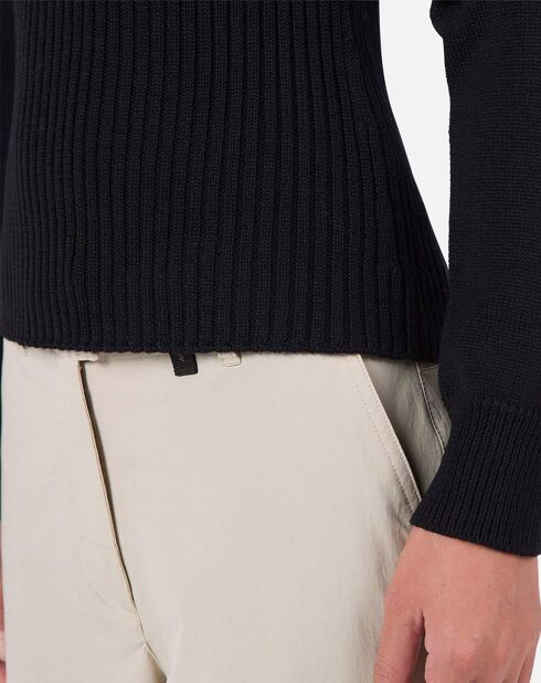 Pull 100% Laine Mérinos W Diretta noir