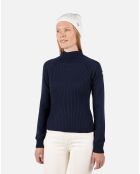 Pull 100% Laine Mérinos W Diretta bleu marine