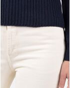 Pull 100% Laine Mérinos W Diretta bleu marine