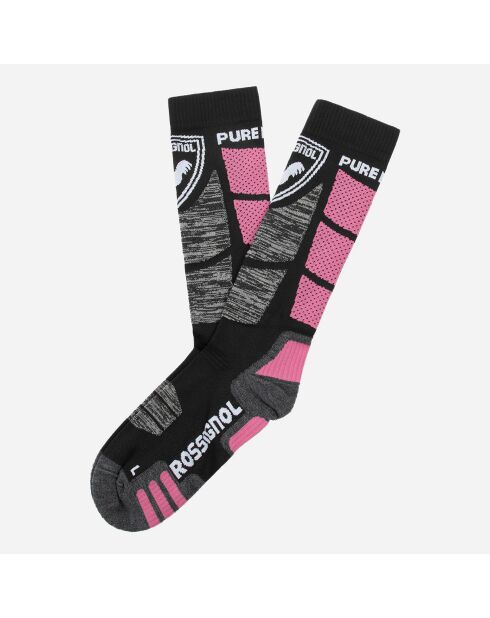 Chaussettes F Pure Elite rose fluo