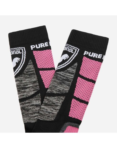 Chaussettes F Pure Elite rose fluo