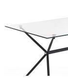 Table/Bureau Stick transparent - 76x80x140 cm