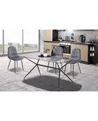 Table/Bureau Stick transparent - 76x80x140 cm