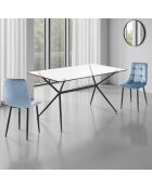 Table/Bureau Stick transparent - 76x80x140 cm