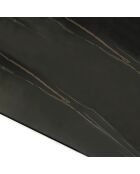 Table Extensible Epic 1 gris marbré - 77x90x120/180 cm