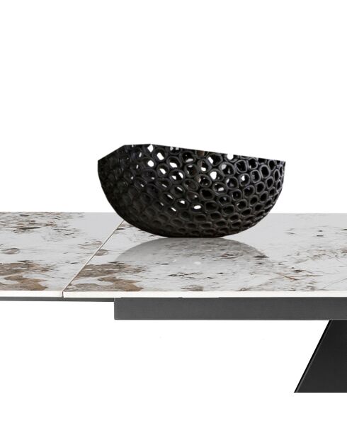 Table Extensible Hut 2 gris - 76x90x160/200/240 cm