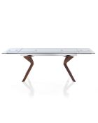 Table À Rallonges Bran transparent - 78x90x160/200/240 cm