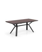 Table À Rallonges Logan Dark Wood  marron - 75x90x180/240 cm